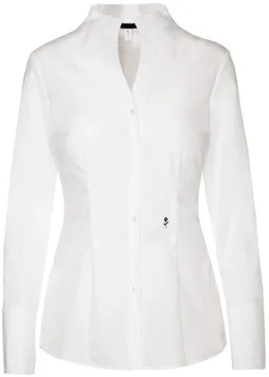 Seidensticker Dames Overhemd wit, Effen