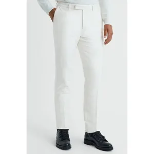 Reiss Spark-moleskin Chino White