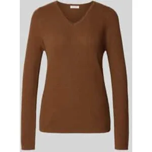 Christian Berg Woman Gebreide pullover met V-hals