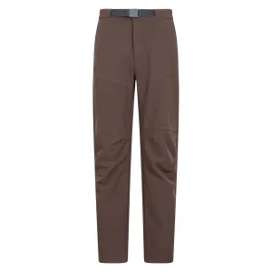 Mountain Warehouse Heren Rockcliffe Softshell wandelbroek (Bruin)