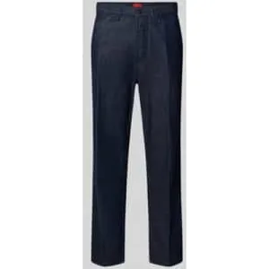 HUGO Tapered fit jeans van puur katoen, model ‘HUGO’