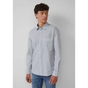 s.Oliver slim casual overhemd grijs