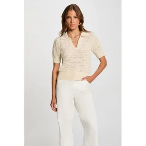 Morgan gebreide trui zand