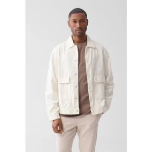 Shoeby Ma-sbblock Jacquard Jacket Offwhite