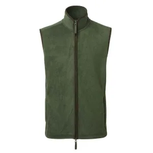 Premier Heren Artisan Fleece Gilet (Mosgroen/bruin)