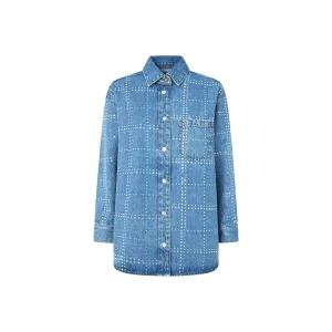 Vrouwenoverhemd Pepe Jeans Glitter