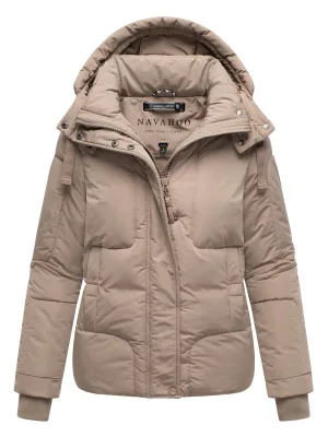 Navahoo dames gewatteerde jas Zauberlicht met fleecevoering & capuchon