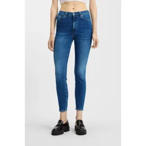 HUGO Blue Skinny fit jeans Malu Skinny fit met gemiddelde taillehoogte