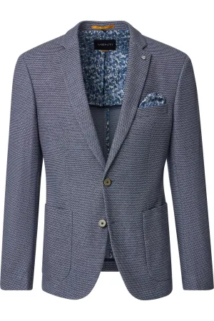 Venti Blazer blauw, Effen