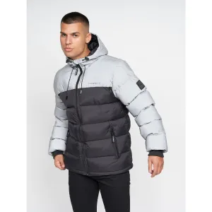 Men’s Crosshatch Rothman Reflective Jacket in Black