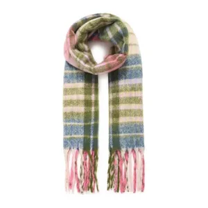 ICHI geruite poncho IALAYA multi