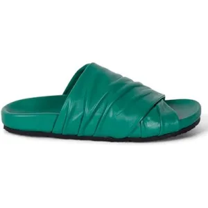 Closed Sandal Emerald Green