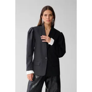 Shoeby regular blazer grijs