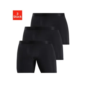 H.I.S Functionele boxershort met lange pijpen in onderhoudsvriendelijke microvezelkwaliteit (set, 3 stuks)