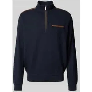 Bugatti Sweatshirt met labeldetail