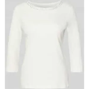 Christian Berg Woman T-shirt met siersteentjes en 3/4-mouwen