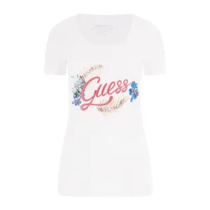 Dames-T-shirt Guess Embellish Logo