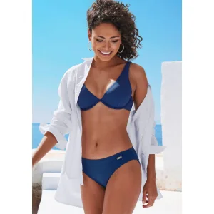 Venice Beach Bikinibroekje Lucky van geribbelde structuurstof