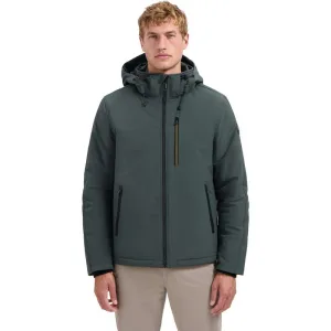 No Excess Jacket short fit hooded softshell s dark steel