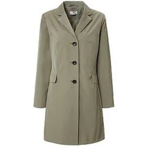 Lang vest revers­kraag Van Peter Hahn groen