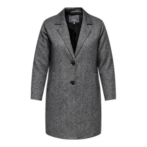 ONLY CARMAKOMA gewatteerde jas