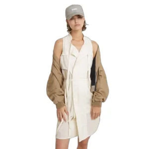 Korte mouwloze wikkeljurk voor dames G-Star