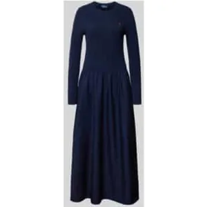 Polo Ralph Lauren Getailleerde midi-jurk van lanawolmix met kasjmier