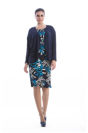 Lang vest met zakken