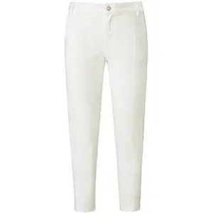 7/8-broek pasvorm Sylvia verstevigde band Van Peter Hahn wit