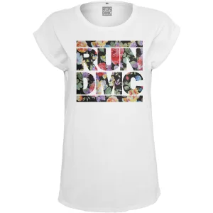 Dames-T-shirt Mister Tee run dmc floral