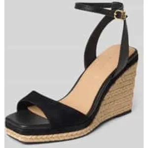 Tommy Hilfiger Sandaaltjes van leer met sleehak