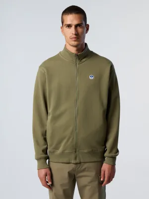North Sails Sweatshirt Volledige ritssluiting met logopatch