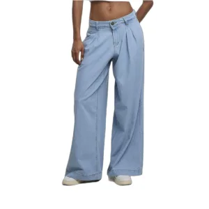 Damesjeans Urban Classics Light wide leg