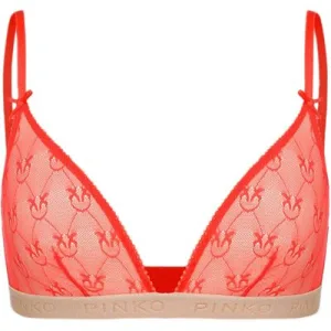 PINKO Alba Chiara 1 Reggiseno Pizzo Indemagliato Jacquard C/logo P