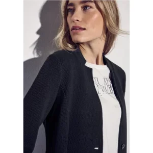 Street One Dames Jacquard blazer in Blauw
