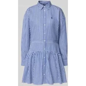 Polo Ralph Lauren Overhemdjurk in minilengte met logostitching