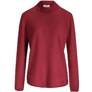 Trui staande kraag, model Gudrun Van Peter Hahn pink