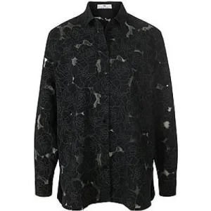 Blouse Van Peter Hahn zwart