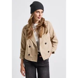 Street One Dames Ribgebreide muts in Blauw