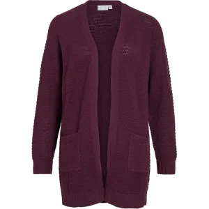 Vila Vidalo ls knit cardigan- noos cerise
