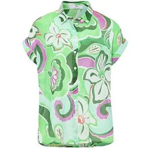 Blouse Van Peter Hahn groen