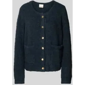 Ichi Gebreid jack met ronde hals, model ‘VALMAI’