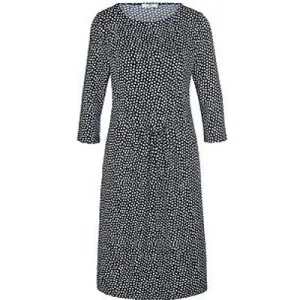 Jersey jurk 3/4-mouwen Van Peter Hahn blauw