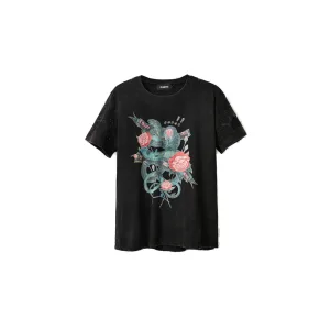 Dames-T-shirt Desigual Yuba