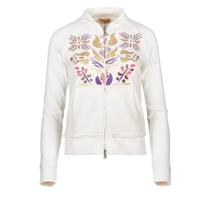 Ecru ritsvest met buidelzakken