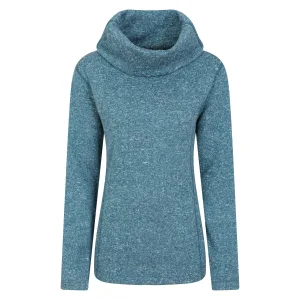 Mountain Warehouse Dames/Dames Cowl Neck Fleece Top (Teal)