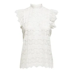 Damesblouse van kant JDY JRS Blond