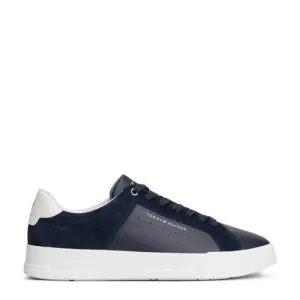 Tommy Hilfiger nubuck sneakers donkerblauw
