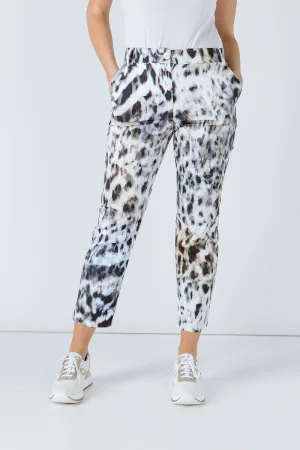Broek met dierenprint