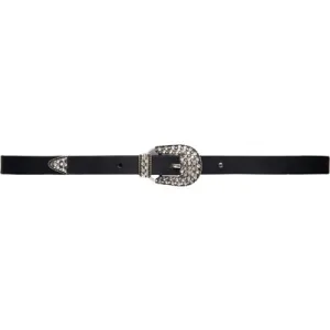 IRO Paris Brass Thin Belt Black